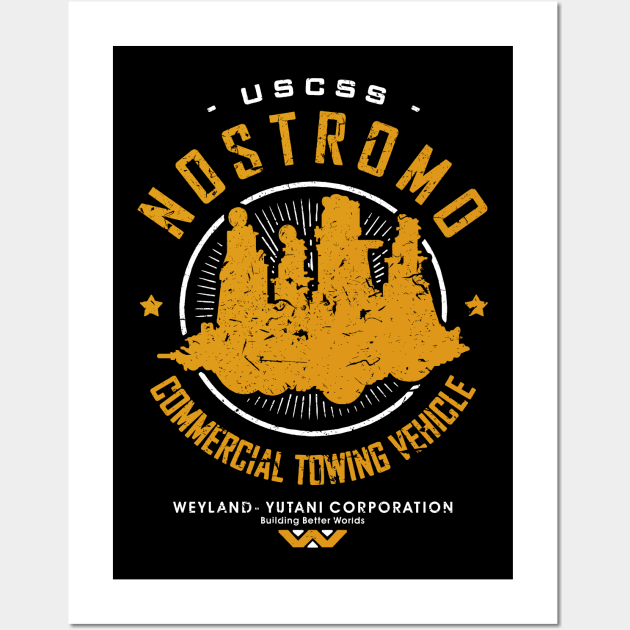 USCSS NOSTROMO Wall Art by vengtapaes